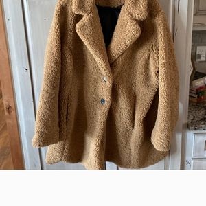 NWOT LIZ CLAIBORNE SZ 2X BEAUTIFUL TEDDY BEAR PEA COAT..EXCELLENT CONDITION